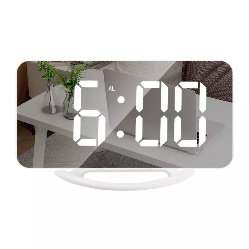 미러 LED 입력 출력 포트 LED 테이블 알람시계